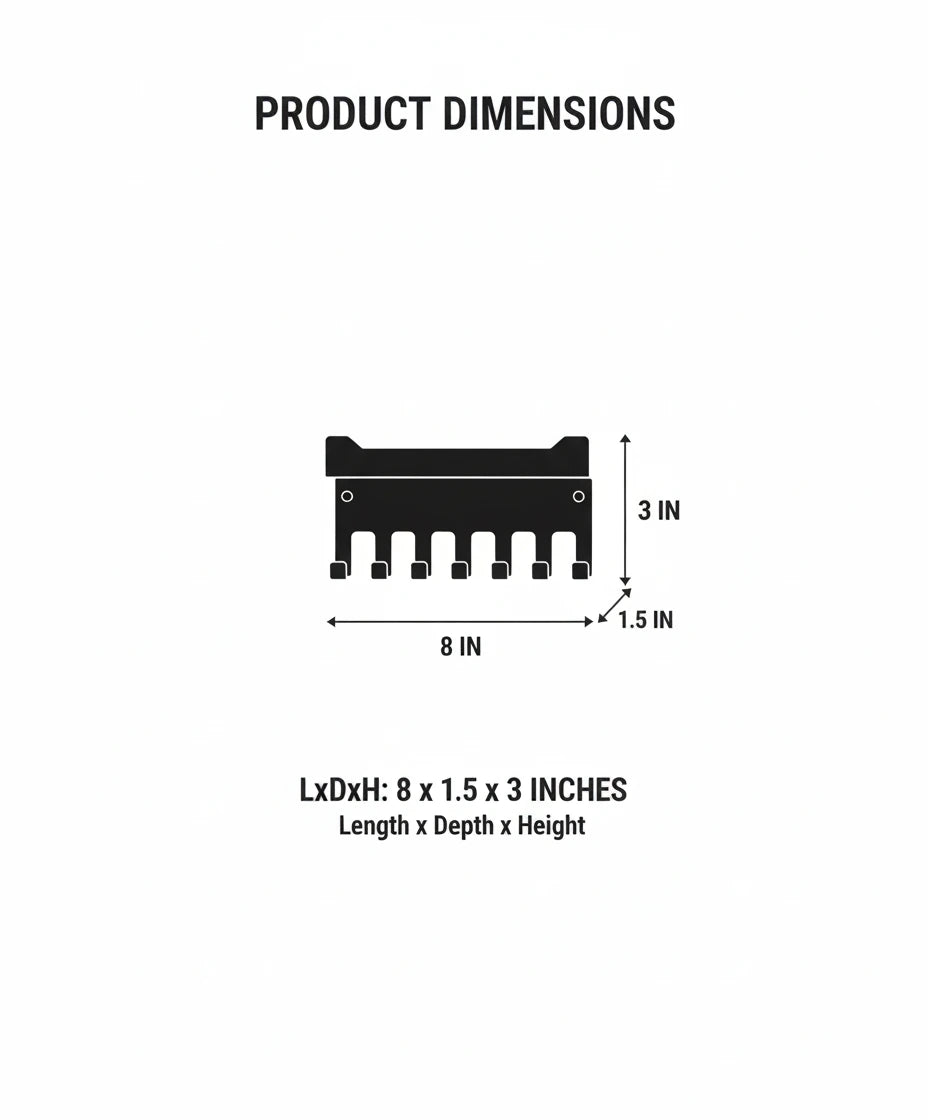Key Stand with Shelf